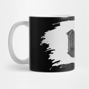 Gothic letter U – Alphabet typography Mug